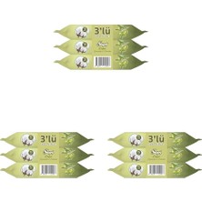 1001 Pamuk Zeytin Cep Mendili 12X3X15 (540 Yaprak) (3 Paketi)