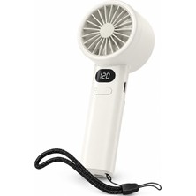 1001 El Tipi Mini Fan, 250MAH Batarya, USB Şarj Edilebilir, Doğal Rüzgar Özelliği, Taşınabilir ve