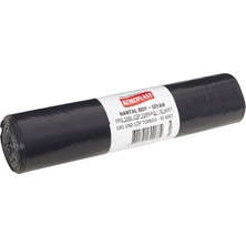 1001 Ekonomik Endüstriyel Çöp Torbası Hantal Siyah 10’lu 100×150 Cm, Kalın & Yırtılmaz, Sızdı