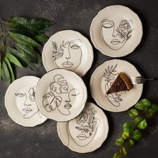 1001 Face 6 Kişilik Pasta Takımı