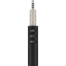 1001 3.5mm Aux To Jack Bluetooth Araç Kiti (Düz Girişli)