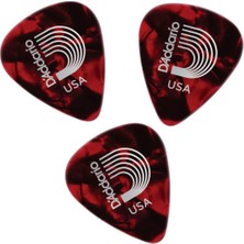 1001 Daddario 1cap4-Rd 3 Adet Gitar Pena 0.70 mm Kırmızı Medium