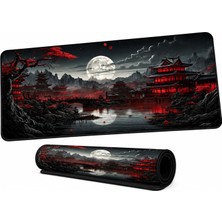 1001 Zen Xxl Oyuncu Mouse Pad 90X40 cm 3mm Dikişli Kenar Kaymaz Taban Büyük Masaüstü Mouse Pad Gamin