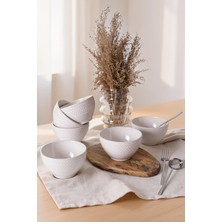 1001 Beyaz Rice Kase 14 cm 6 Adet 006