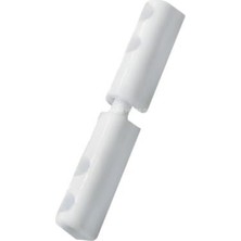 1001 17X25 mm Plastik Sineklik Menteşesi 4 Adet - Beyaz Renk Pencere ve Kapı Sinekliği Yedek Parçası