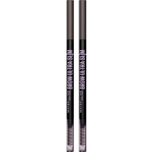 1001 New York New York Brow Ultra Slim Kaş Kalemi - 06 Black Brown (2 Paketi)