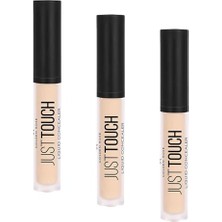 1001 Just Touch Liquid Concealer No: 01 - Niacinamide ve Vitamin E Içerikli Kapatıcı (3 Paketi)
