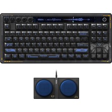 1001 Retro 87 Mekanik Klavye, Çalışırken Değiştirilebilir Kailh Anahtarları, Rgb Arka Işık, Prog