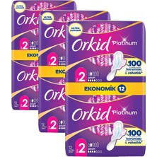 1001 Platinum Hijyenik Ped Uzun Ekonomik Paket 12 Ped 3lü Paket