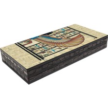 1001 Yenigün Fantastik Ahşap Tavla Papyrus Isis
