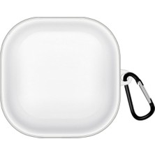 1001 Samsung Galaxy Buds 2 Pro Silikon Kılıf (Beyaz)