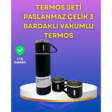Astraltech Çelik Termos Bardak Seti | 500 ml Kapasite, Kaymaz Taban, Dahil Kutulu