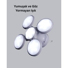 Zero Land Kmrsfres 5 Atlı Solar Kamp Lambası – USB Şarjlı, Taşınabilir, IP65 Su Geçirmez Bahçe Lambası
