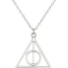Esranın Dünyası Potter Ölüm Yadigarları Üçgen Kolye