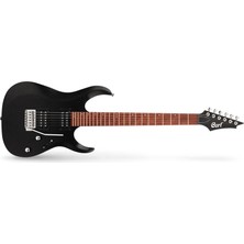 Cort X100 Opbk Elektro Gitar, Open Pore Black, (H-H)