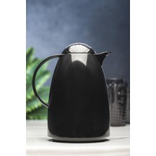 Esranın Dünyası 1 Lt Akrilik Siyah Çay Termosu 12 Saat Sıcak 24 Saat SOĞUK-2828