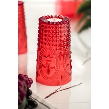 Esranın Dünyası Akrilik Kırmızı Tekli Uzun Bardak & Su Meşrubat Bardağı 750 ml ( Büyük Boy & Cam Değildir )
