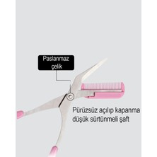 Zero Land Kmrsfres Kaş Düzeltme Makası Taraklı – Profesyonel ve Pratik Kaş Bakımı