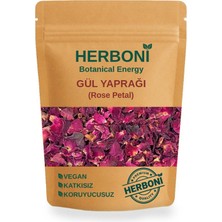Herboni Gül Çayı 50G, Kurutulmuş Gül Yaprakları, Dried Edible Rose Petals, Doğal ve Katkısız