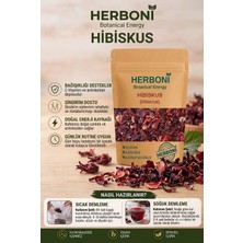 Herboni Hibiskus Çayı 100G, Doğal ve Katkısız