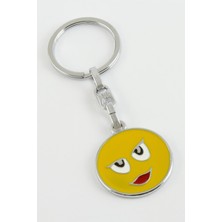 Zero Land Aconcept Emoji Metal Anahtarlık-Sarı
