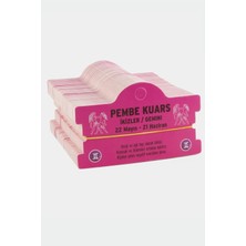 Zero Land Aconcept Pembe Kuars - Ikizler Burç Bileklik Kartı-Pembe