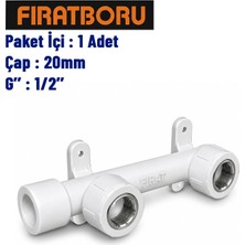 Fırat Taharat Bağlantısı 25MM, 1/2'', 7B80125127