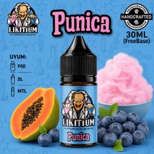 Likitium Punica 30ML/3MG Likit Aroma – Papaya, Y. Mersini ve P. Şekeri Aromalı