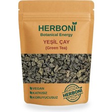 Herboni Yeşil Çay 100G, Tomurcuk Yeşil Çay Yaprağı – Green Tea – Camellia Sinensis, Kurutulmuş Çay, Doğal ve Katkısız