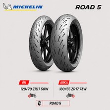 Michelin Road 5 120/70 ZR17 58W - 180/55 ZR17 73W Ön Arka Motosiklet Lastik Takımı