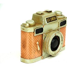 Otantik Çarşı Dekoratif Metal Fotoğraf Makinesi C0325
