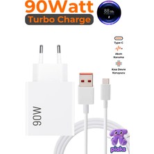 Fodos Xiaomi 90W Turbo Şarj Aleti Poco F6 F7 F7 Pro X7 Pro Uyumlu Type-C 90 Watt Hızlı Şarj Cihazı Adaptör ve Kablo Set