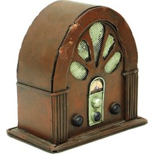 Otantik Çarşı Kahve Rengi Radyo Kumbara 1210B-1099