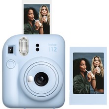 Fujifilm Instax Mini 12 Mavi Fotoğraf Makinesi + Fotoğraf Çerçeve Seti
