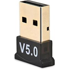 1001 PX-AC-BTU50 Bluetooth 5.0 USB Adaptör, Mini Dongle Bluetooth Alıcı, Pc Laptop Notebook Için Kab