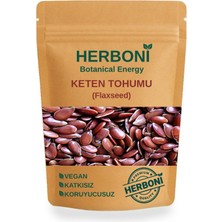 Herboni Keten Tohumu 250GR, Lignans, Flaxseed, Doğal ve Katkısız