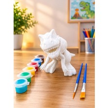Vitrin XL TREX DİNAZOR 3D FİGÜR BOYAMA SETİ