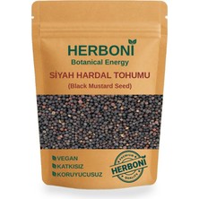 Herboni Siyah Hardal Tohumu 100 gr ( Elenmiş ), Doğal ve Katkısız