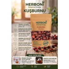 Herboni Kuşburnu 100G, Yabangülü, Itburnu, Itgülü, Gülelması, Yiric, Roseship, Doğal ve Katkısız
