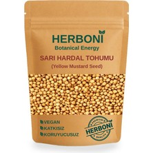 Herboni Sarı Hardal Tohumu 100 gr ( Elenmiş ), Doğal ve Katkısız