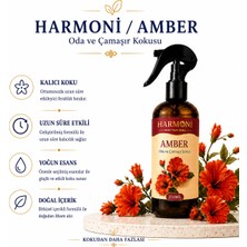 Harmoni AMBER Oda Ve Çamaşır Spreyi Oda Kokusu Oda Spreyi Room Spray 250ml amber kokusu