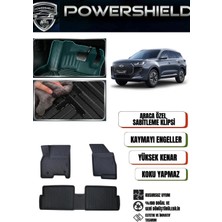 POWERSHIELD Chery Tiggo 8 2020 Sonrası Araca ÖZEL 5D Premium Havuzlu Oto Paspas Takımı