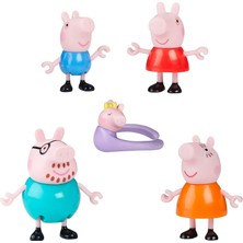 Valor Peppa Pig Peppa'nın Beş Kişilik Ailesi Figür Seti