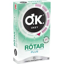 Valor Okey Rötar Plus 10'lu Prezervatif
