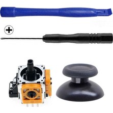 Valor Ps4 Analog Motor ve Topuz 1+1 Tornavida Ayırıcı Set Playstation 4 Kol Tamir Seti Yedek Parça