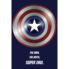 Valor The Man. The Myth. Super Dad.: A Journal Or Notebook. 200 Pages. 6x9.