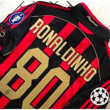 Breathless A.c Milan 2006/07 Ronaldinho Özel Nostalji Forması (Red)