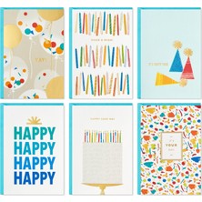 Valor Hallmark Doğum Günü Kartı Çeşitleri, Zarflı 36 Kart (Parti Zamanı)
