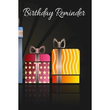 Valor Independently Published Birthday Reminder: Never Miss A Special Day, Undated 6x9" 200 Pages Ideal F