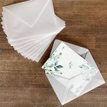 Valor Beyaz Transparan Zarf, 13X18 cm 10 Adet